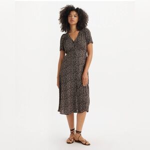 Levi's Dark Floral Maxi Dress